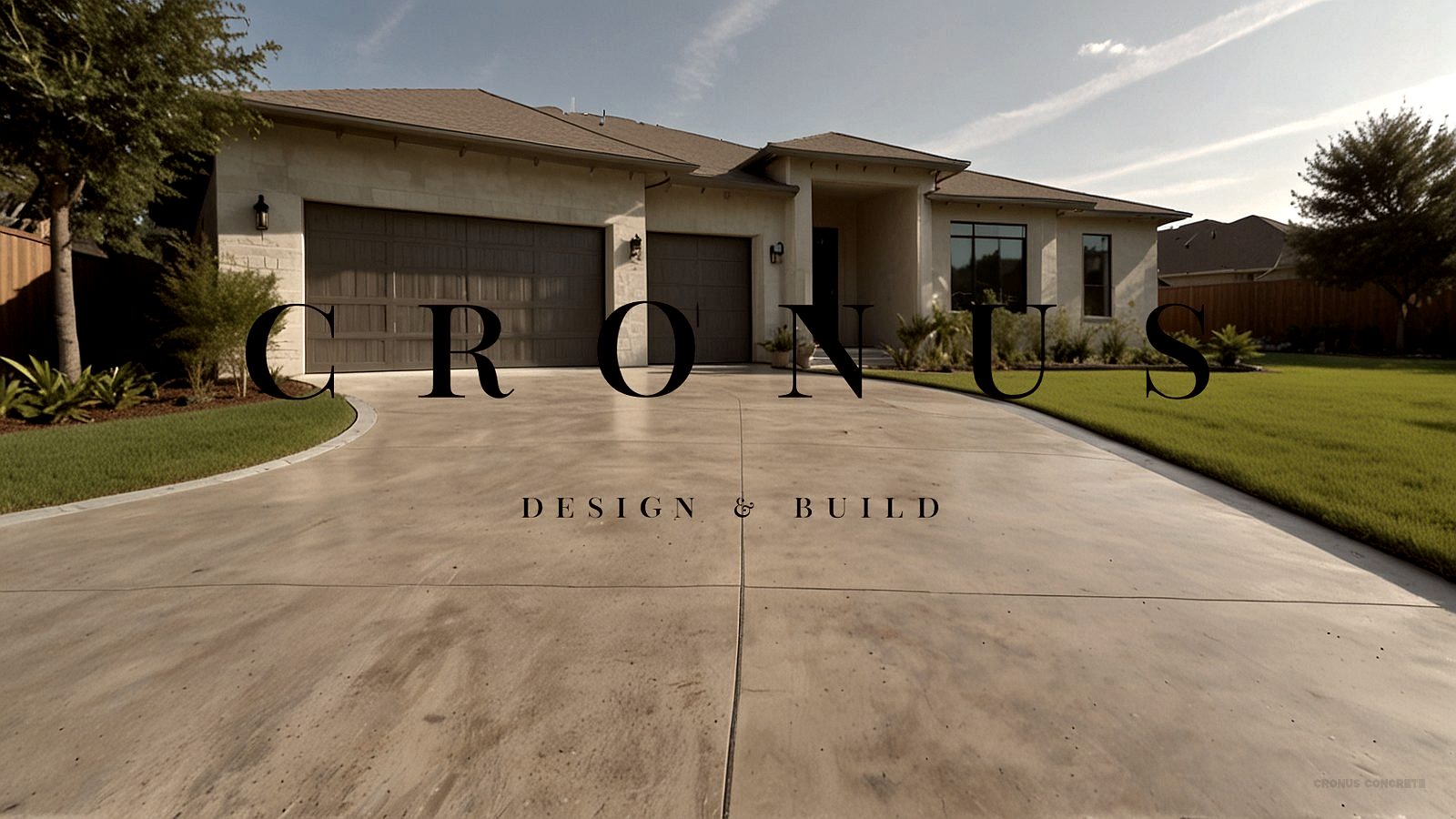 Driveway project in Katy