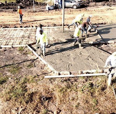 Concrete construction services